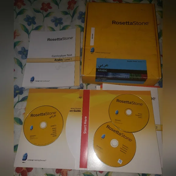 Rosetta Stone Level 1 Arabic version 2 CD-ROM language system